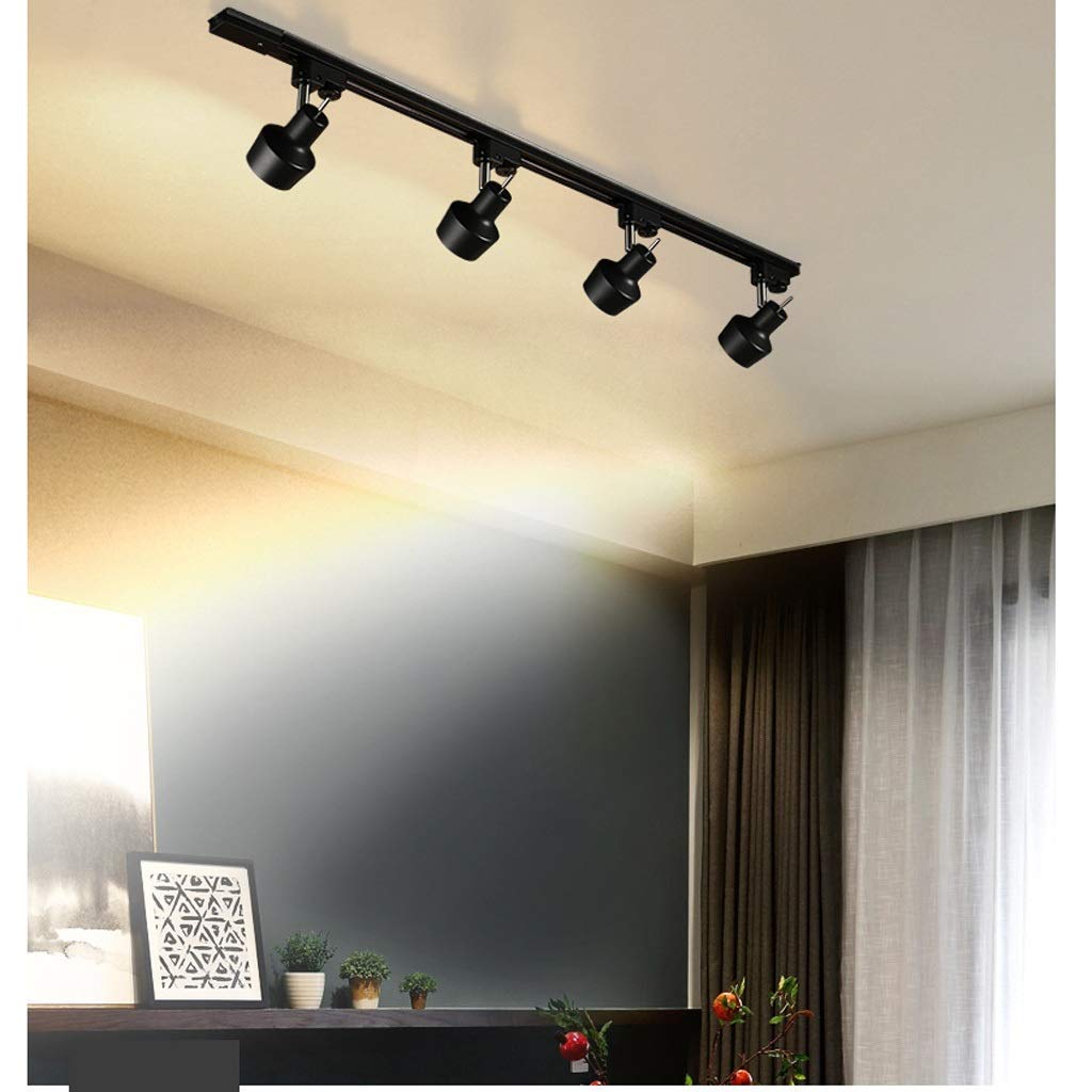 Faretti da soffitto, faretti a LED, Stanza da Pranzo, faretti da Binario per Guardaroba, plafoniere, faretti da Parete, Illuminazione per Cucina, Gu10, 5W