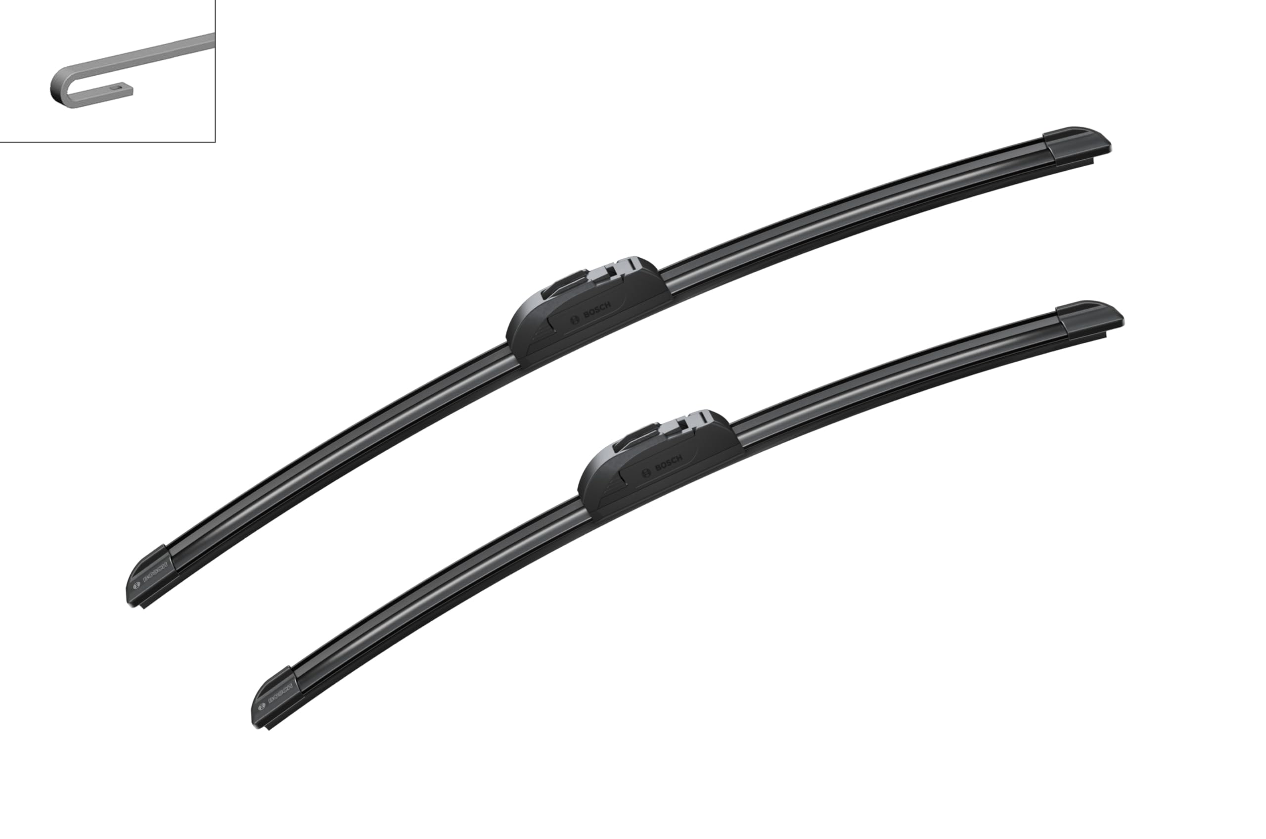 Bosch 3397118902 Zestaw Wycieraczek Przednich, 530mm/475mm, 2 Sztuki w Zestawie