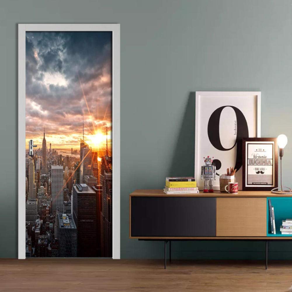 Sticker Porte Poster Paysage marin au coucher du soleil Papier Peint Trompe l'oeil Pour Salon Chambre Décoration De La Maison Stickers Muraux Imperméable Stickers Amovibles 83 x 204cm Sticker Porte Poster Paysage marin au coucher du soleil Papier Peint Trompe l'oeil Pour Salon Chambre Décoration De La Maison Stickers Muraux Imperméable Stickers Amovibles 83 x 204cm