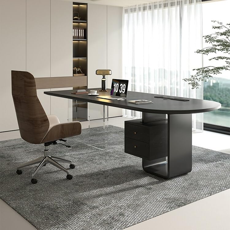Banco da lavoro moderno da scrivania in legno massello, per piccoli e giovani, direttore generale e ufficio, semplice tavolo per consultazioni mediche di bellezza, adatto per affari e casa | 160 x 80 x 75 cm