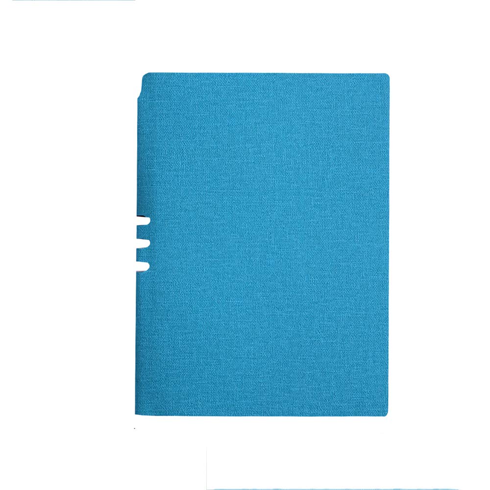 VIDOO A5 Business Office Notebook Creative Soft Leather Daily Work Notebook Papeterie Écriture Carnet Fournitures De Bureau - Bleu