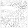 Vive Le Color! Japan (Adult Coloring Book): Color In; De-stress (72 Tear-out Pages) #2