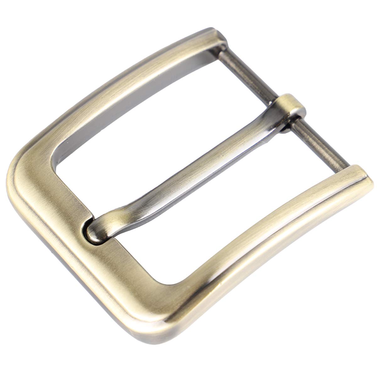 Mcfanbe Unisex Bronze02 1.5 Inches (38-40 Mm) Belt Buckle Single Prong Square Replacement Buckle For Men Women Belt (Bronze02)