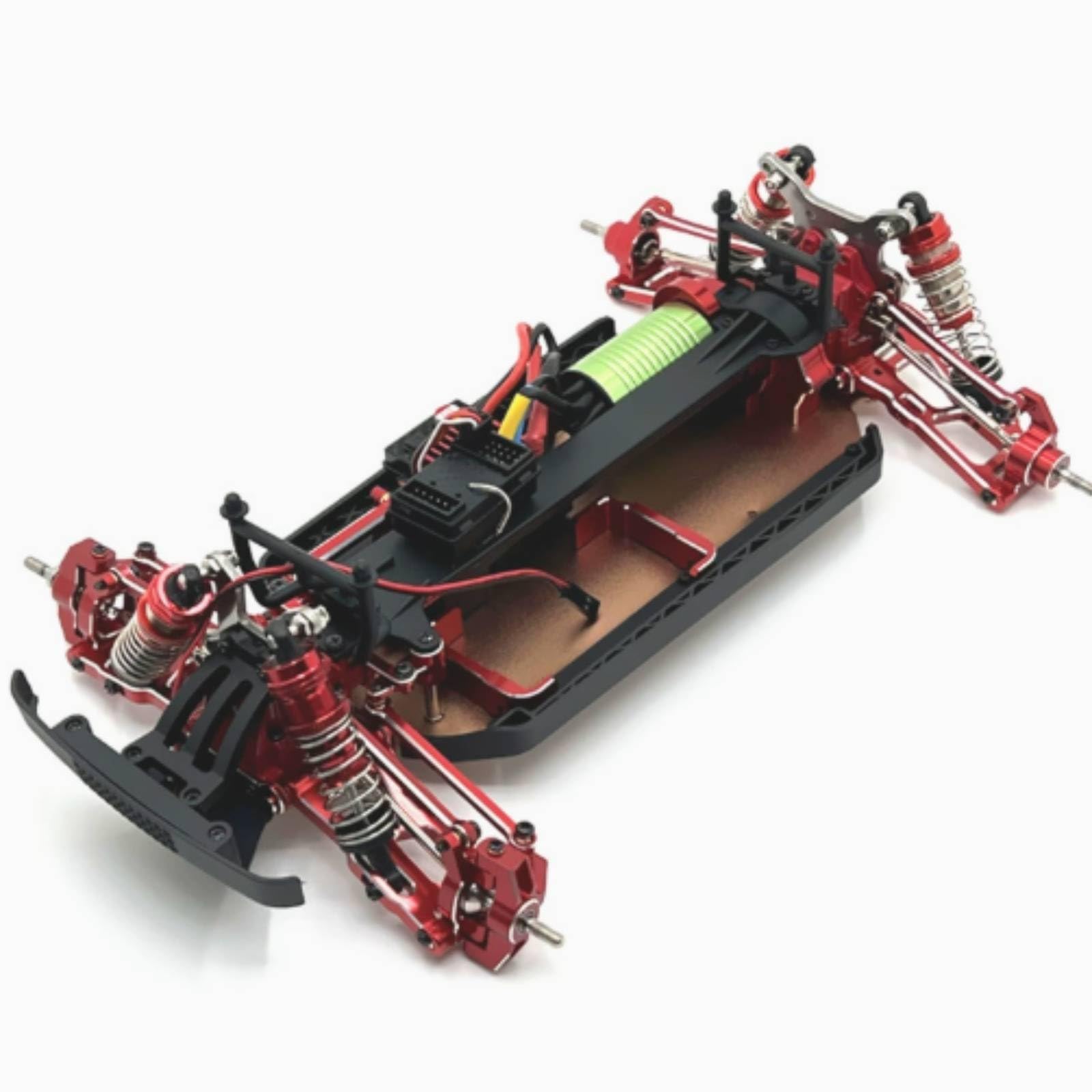 Vehicle Kit Sospensioni E Sterzo Tiranti Snodi Staffe Copertura Ingranaggi in Alluminio 6061 Lavorato per Preciso Adatto a Allenamento, Oro