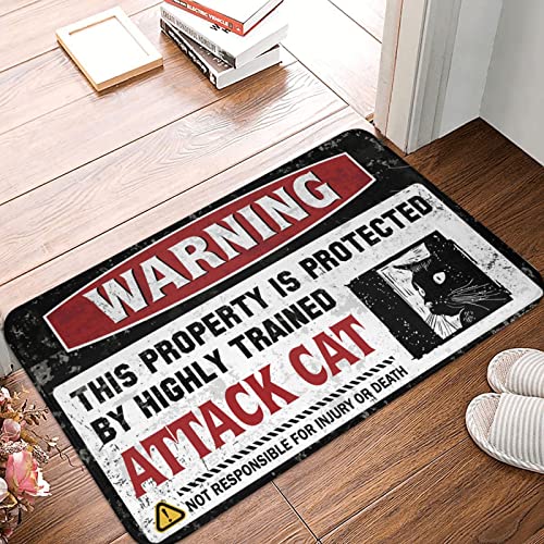 Tapis d'entrée grand format antisalissure chat entraîné pour maison propre - 2