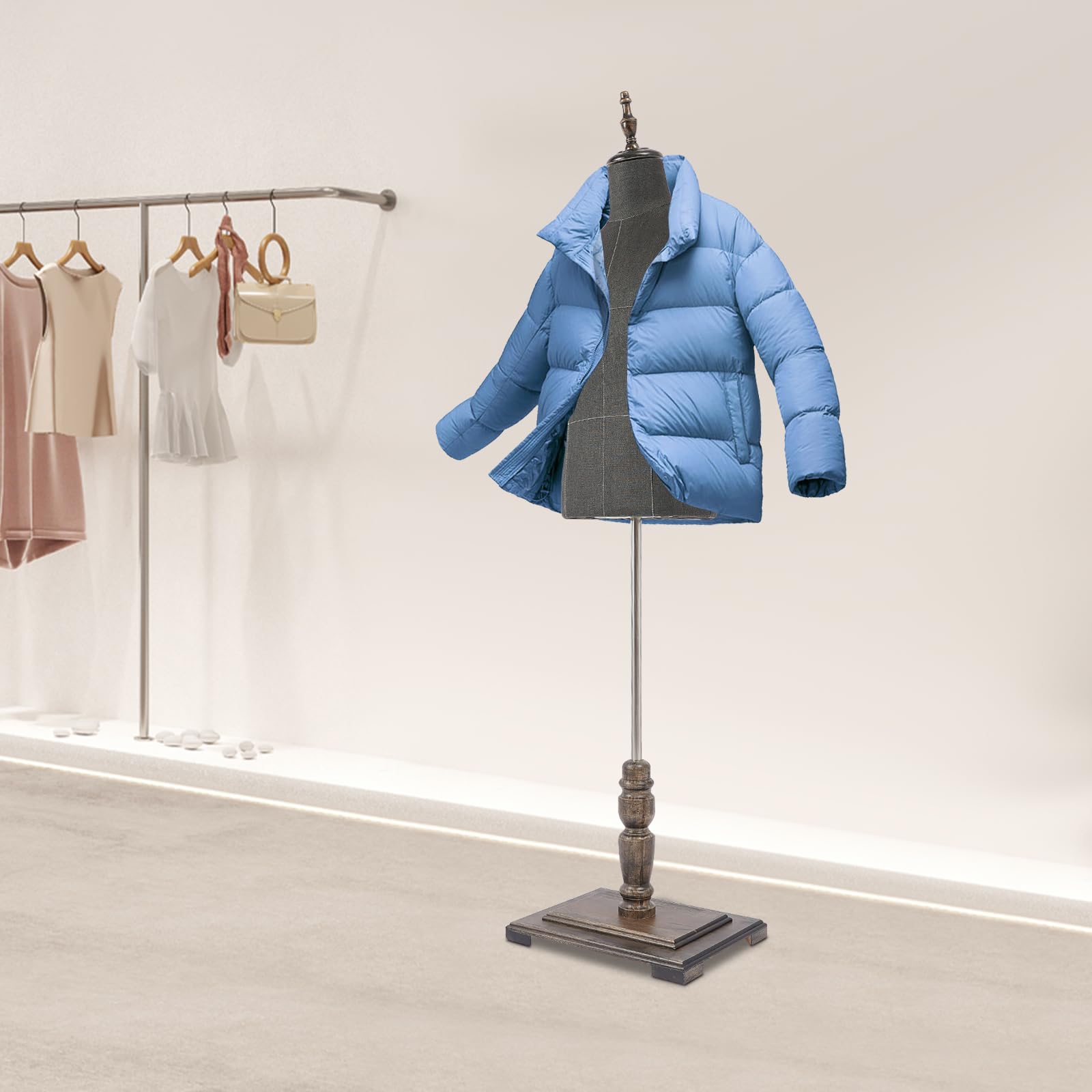 Manichino maschio sartoriale, manichino da uomo, busto sartoriale, altezza regolabile 150-180 cm, busto per presentazione e design