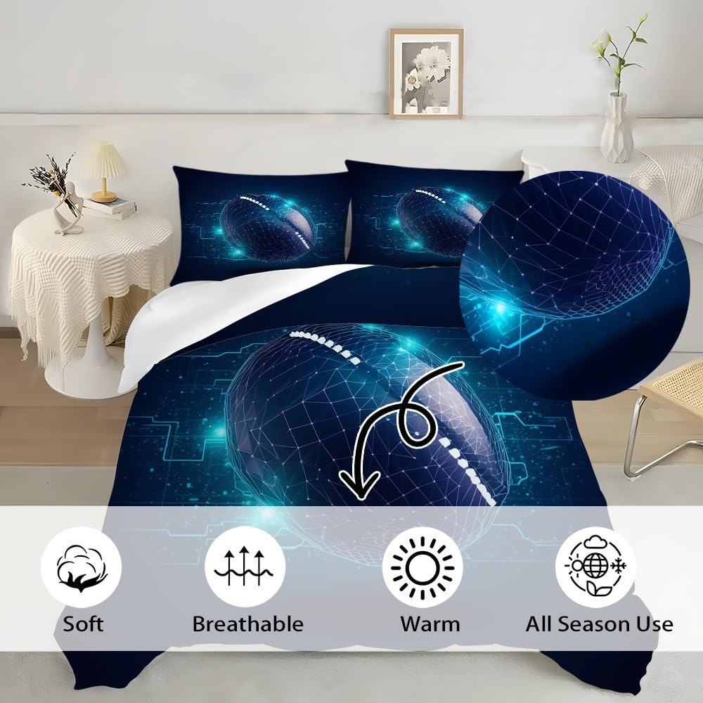 Zestaw poszewek na kołdrę w rozmiarze euro 150 x 200 cm, mikrofibra