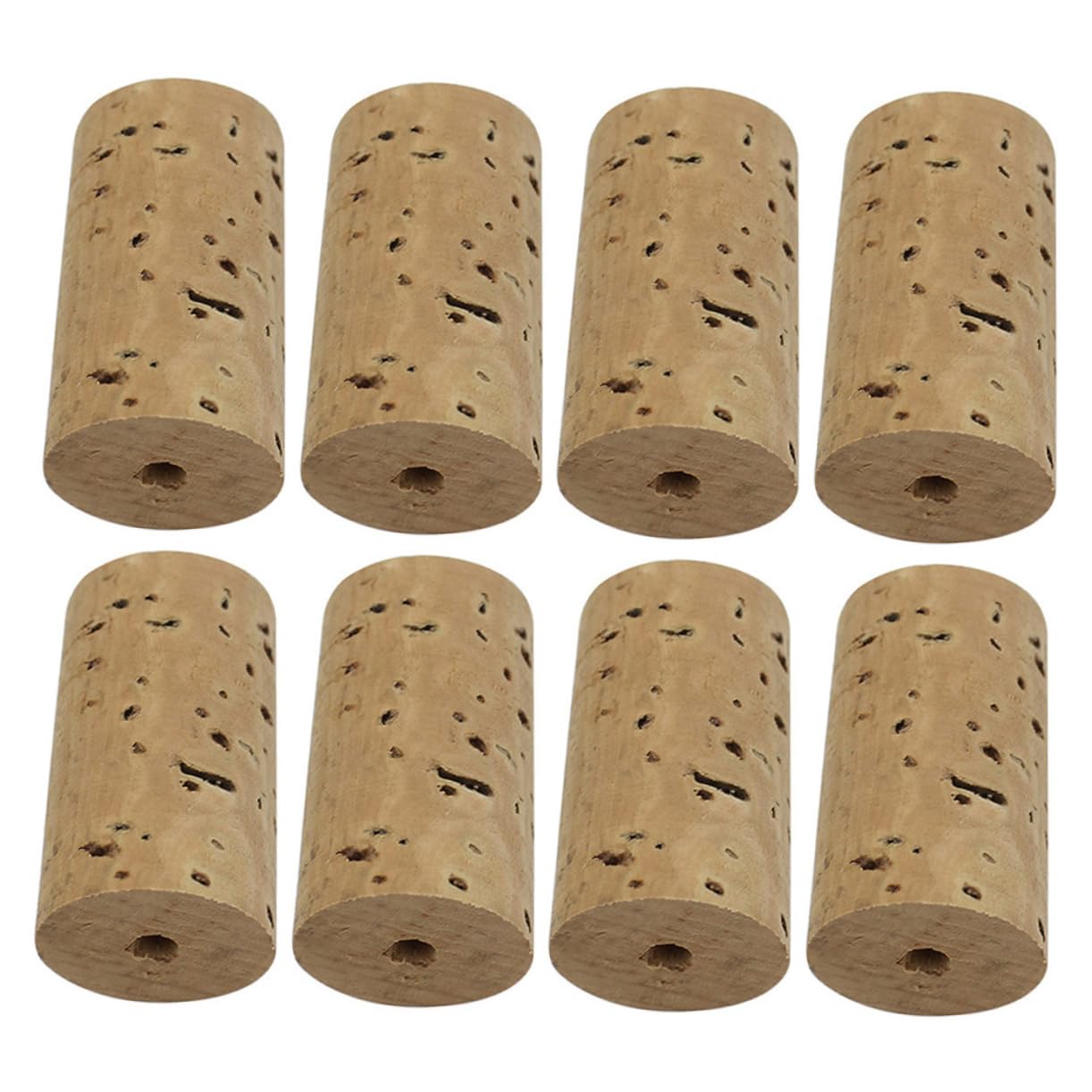OFFSCH 8pcs Replacement Flute Cork Plugs Natural Cork Stoppers for Flute Headjoint Easy to Install for Woodwind Instrument Repair and Maintenance