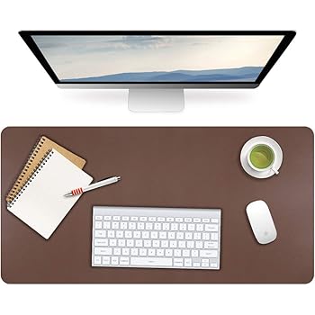 Amazon Co Jp Hapfun デスクパッド 多機能ノートパソコンデスクマット Puレザー オフィスデスクマット 防水デスクブロッタープロテクター デスクライティングマット マウスパッド 31 5インチ X 15 7インチ パソコン 周辺機器