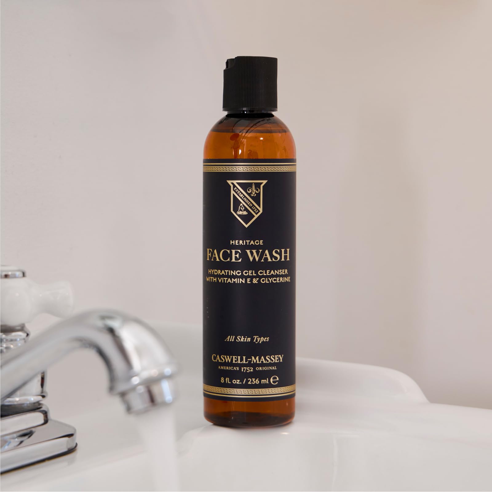 Amazon.com: Caswell-Massey Heritage Face Wash Gel for Men, Vitamin