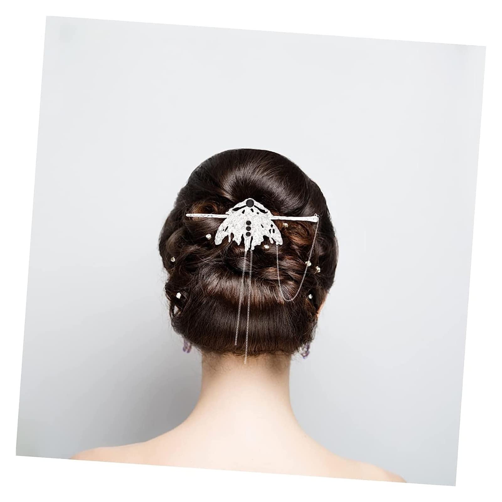 Clip per capelli decorativa per capelli forcine per capelli forcine per capelli da sposa per matrimonio cinese decorazione matrimonio S per spose polsino per capelli strass clip per chignon clip