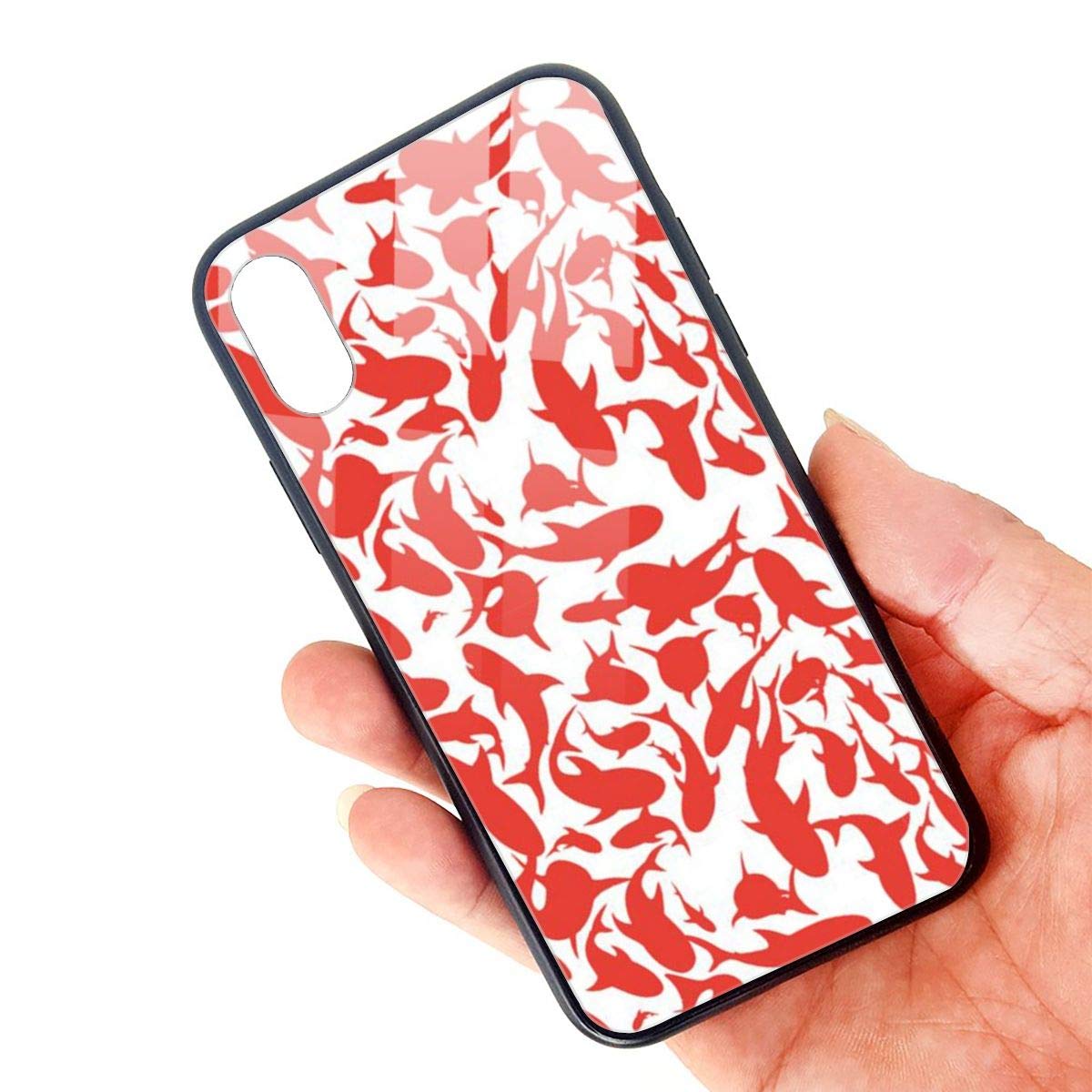 Red Shark - Custodia sottile in morbido TPU trasparente per iPhone Xs Max, morbida e flessibile, compatibile con Xs Max da 6,5 pollici (versione 2018)