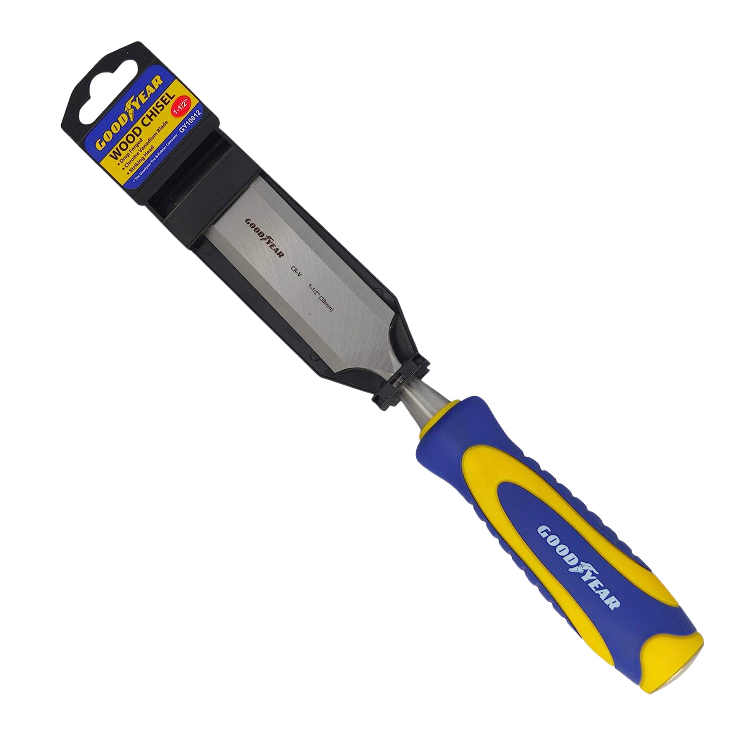 Goodyear Metal Chisel with Striking Head (Silver) (GY-10812), 1-1/2 inch-picture-12