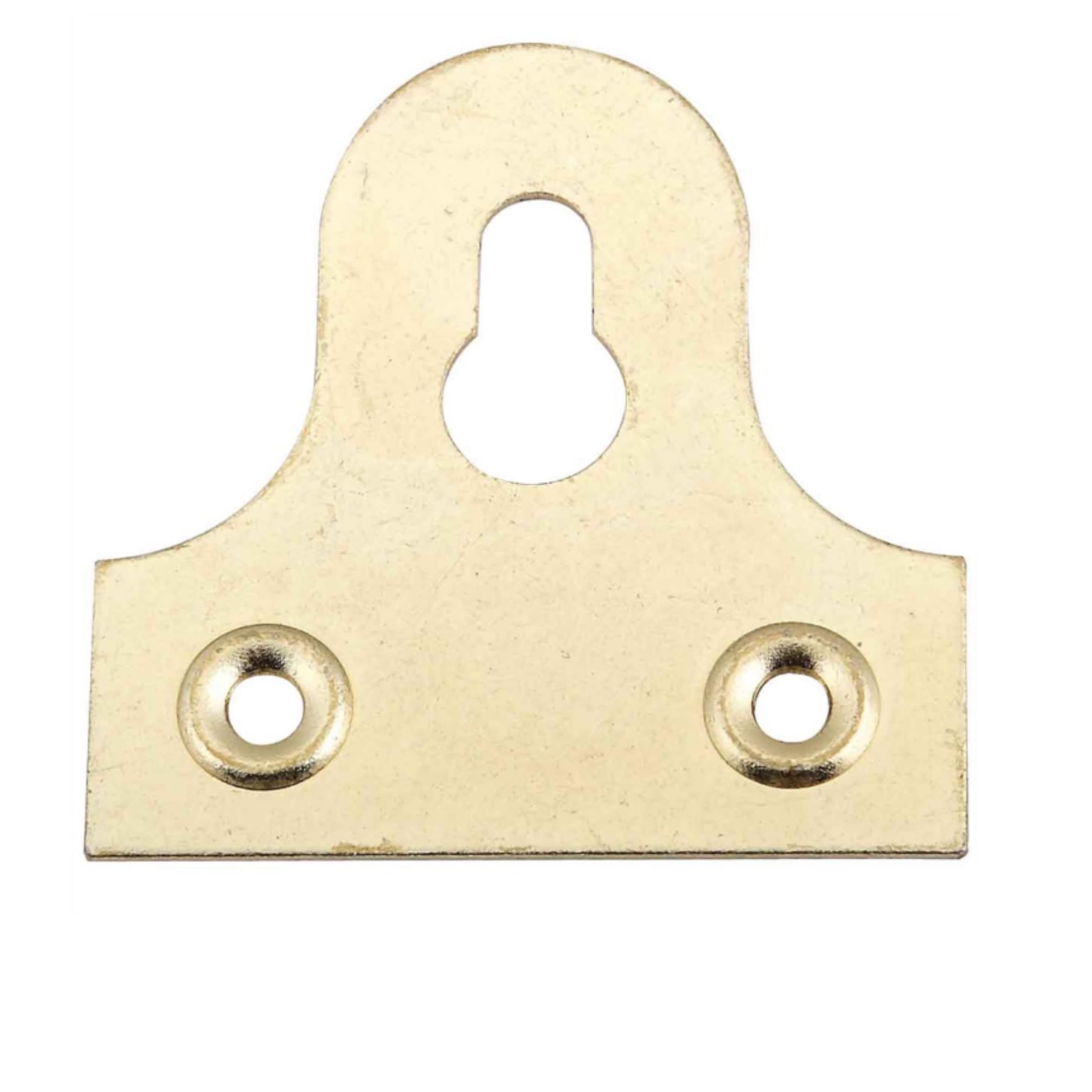 Aretro Brass Picture Frame Brackets & Slot Brackets Plated Various Sizes (Slot Brackets, 50Mm Pack Of 2)