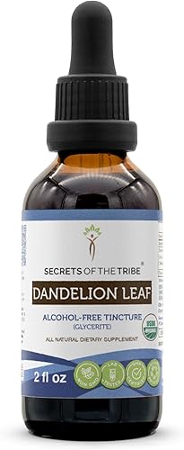 Miniatura 7 de Dandelion Leaf USDA Organic  Extracto sin alcohol, gotas de hierbas de alta potencia, sistema digestivo  Hecho de hoja de diente de león orgánica