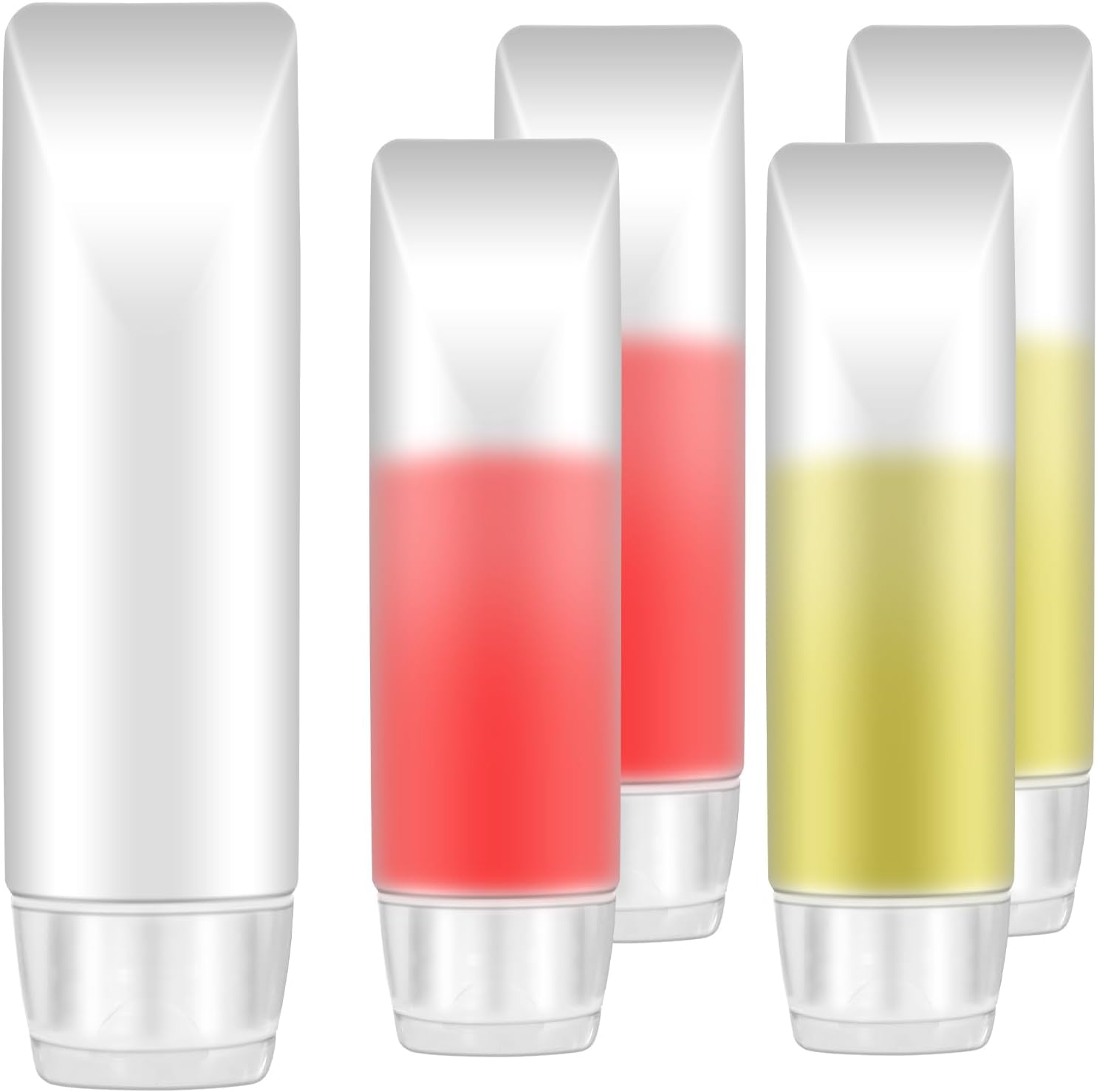 5 Stück 30ml Reiseflaschen - Auslaufsichere Tuben Für Shampoo & Kosmetik