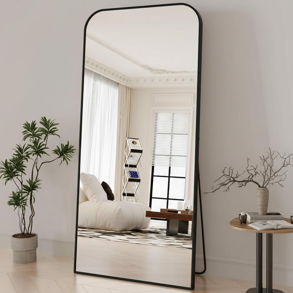 Koonmi Full Length Mirror, 71"x28" Mirror Full Length with Stand