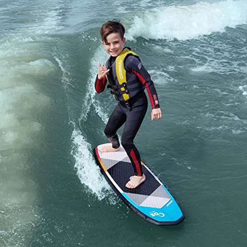 Driftsun Gromp Wakesurf Board – 3’ 9” Kids Wake Surfboard, Child Sized Wakesurfer, Fins And Fin Tool Included #TOP6