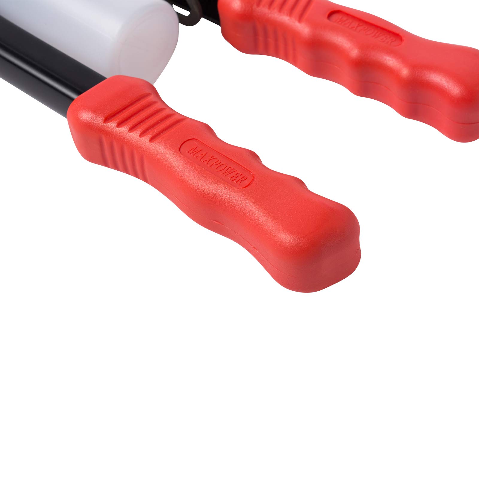 MAXPOWER Rivet Gun,Professional Pop Rivet Gun Kit with 5 Replaceable Nosepieces, Collection Bottle, Service Wrench for Metal work, Gutter, Automotive and other common DIY projects