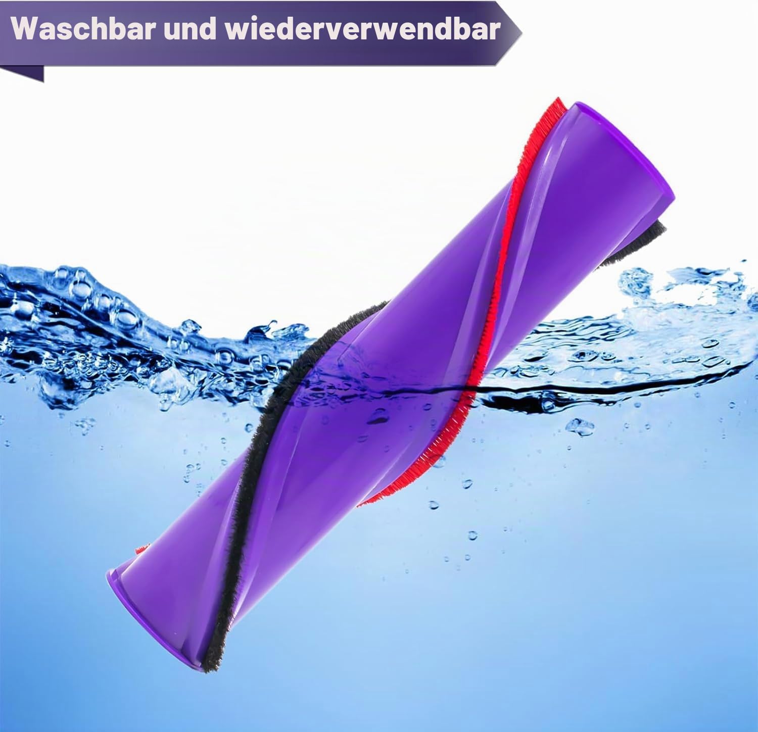 Bürste Kompatibel mit Dyson V7 V8 V10 V11 V15 Staubsauger, Ersatzteile Bürstenkopf mit Direktantrieb, Bodenbürste, Zubehör für Turbobürste mit Schnellspanner für Hartboden und Teppiche