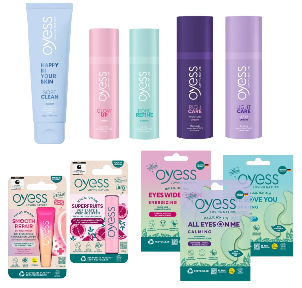 OYESS Face Care - Set XL per la cura del viso da 10 pezzi