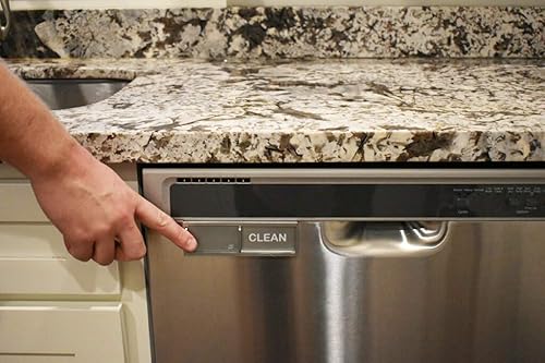 Miniatura 5 de Imán para lavavajillas de edición limitada premium para un aspecto único y elegante (negro inoxidable)