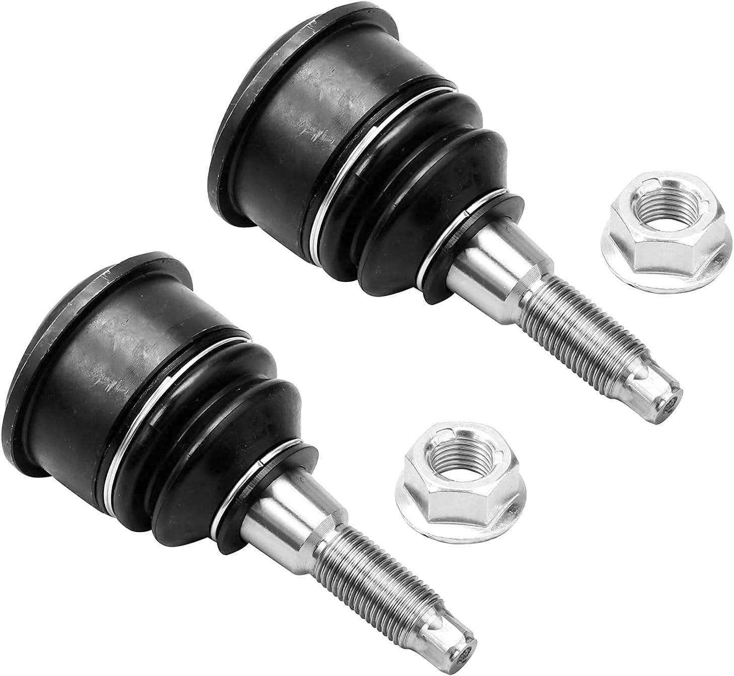 Detroit Axle - Front Control Arms Kit for 2002 2003 2004 Jeep Liberty, 2 Upper Control Arms with Ball Joint Assembly 2 Lower Ball Joints Replacement