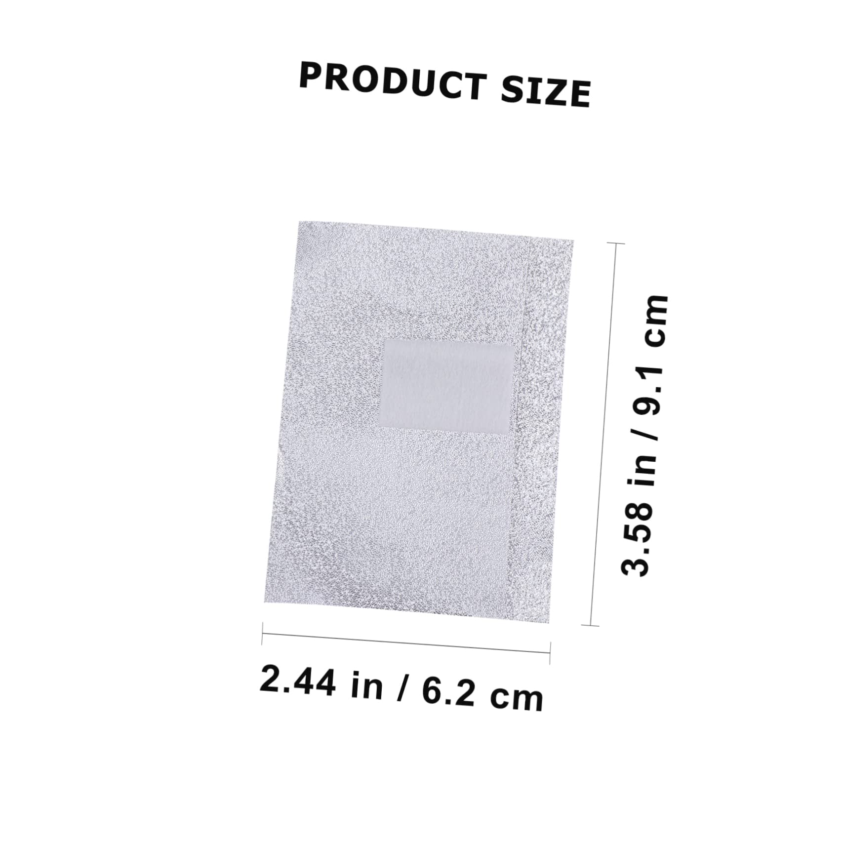 HONMEET Nail Foil Gel Wraps Kit 500pcs Gel Nail Polish Remover Pads Aluminum Foil