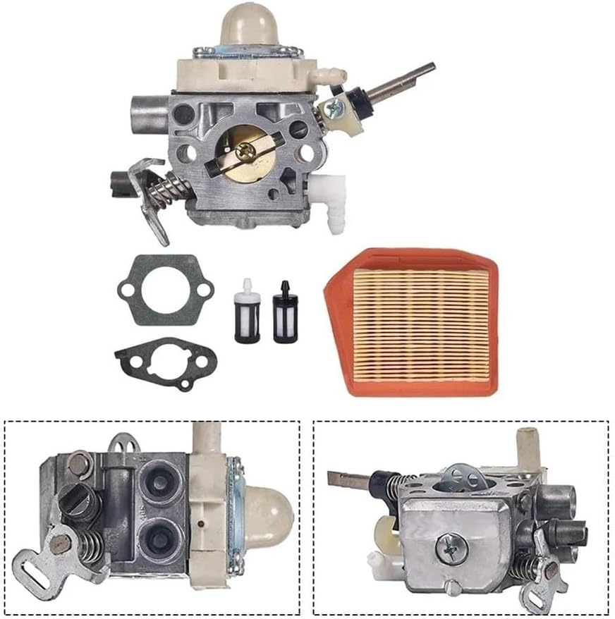 6pcs Fit for FS240 Carburetor Kit FS240R FS240RC FS260R Robot Lawn Mower Replacement Parts Garden Tools Grass Parts