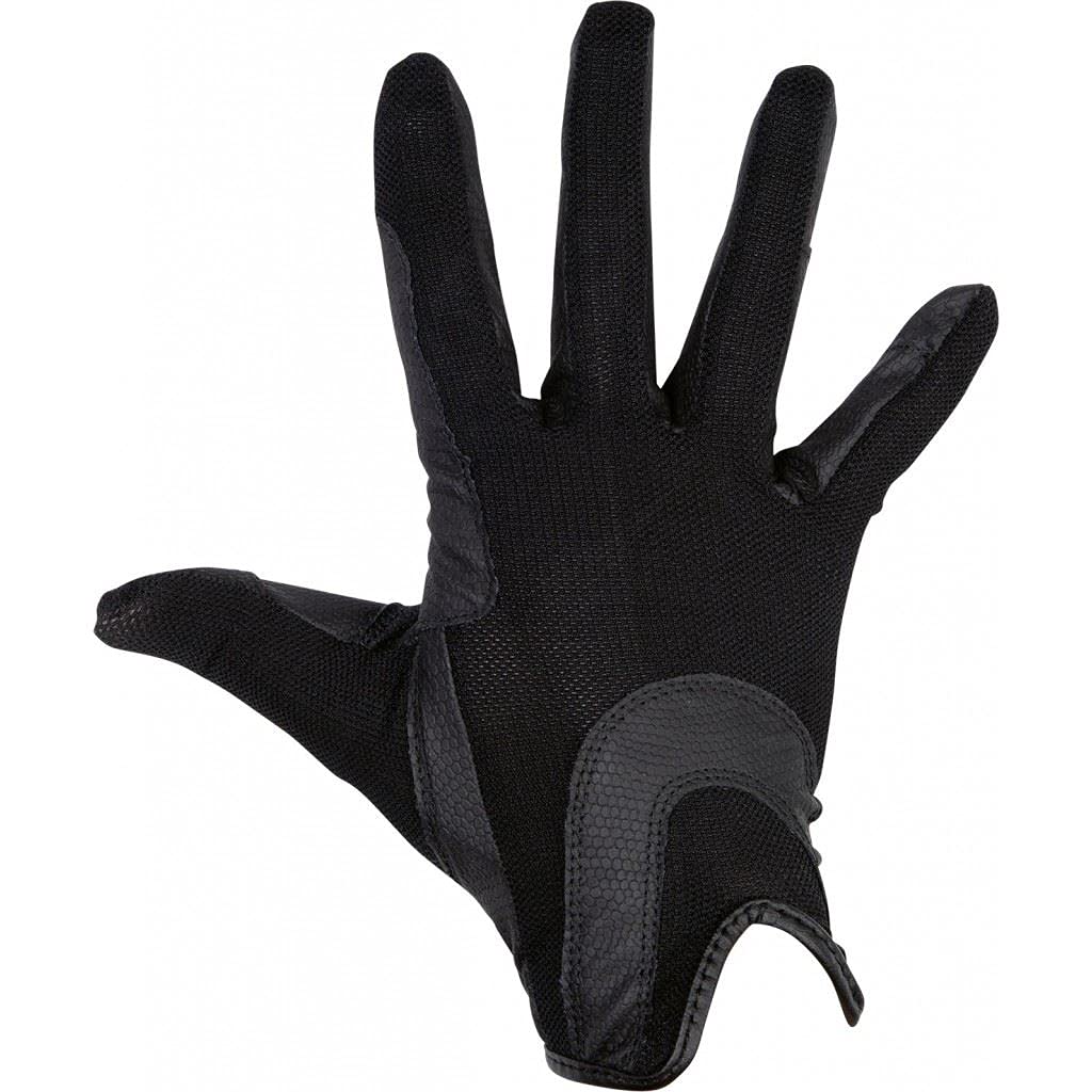 HKM Equestrian Horse Riding Gloves with Elastic Wrist and Mesh Grip | Breathable and Durable Material Combination of Polyester with Polyurethane