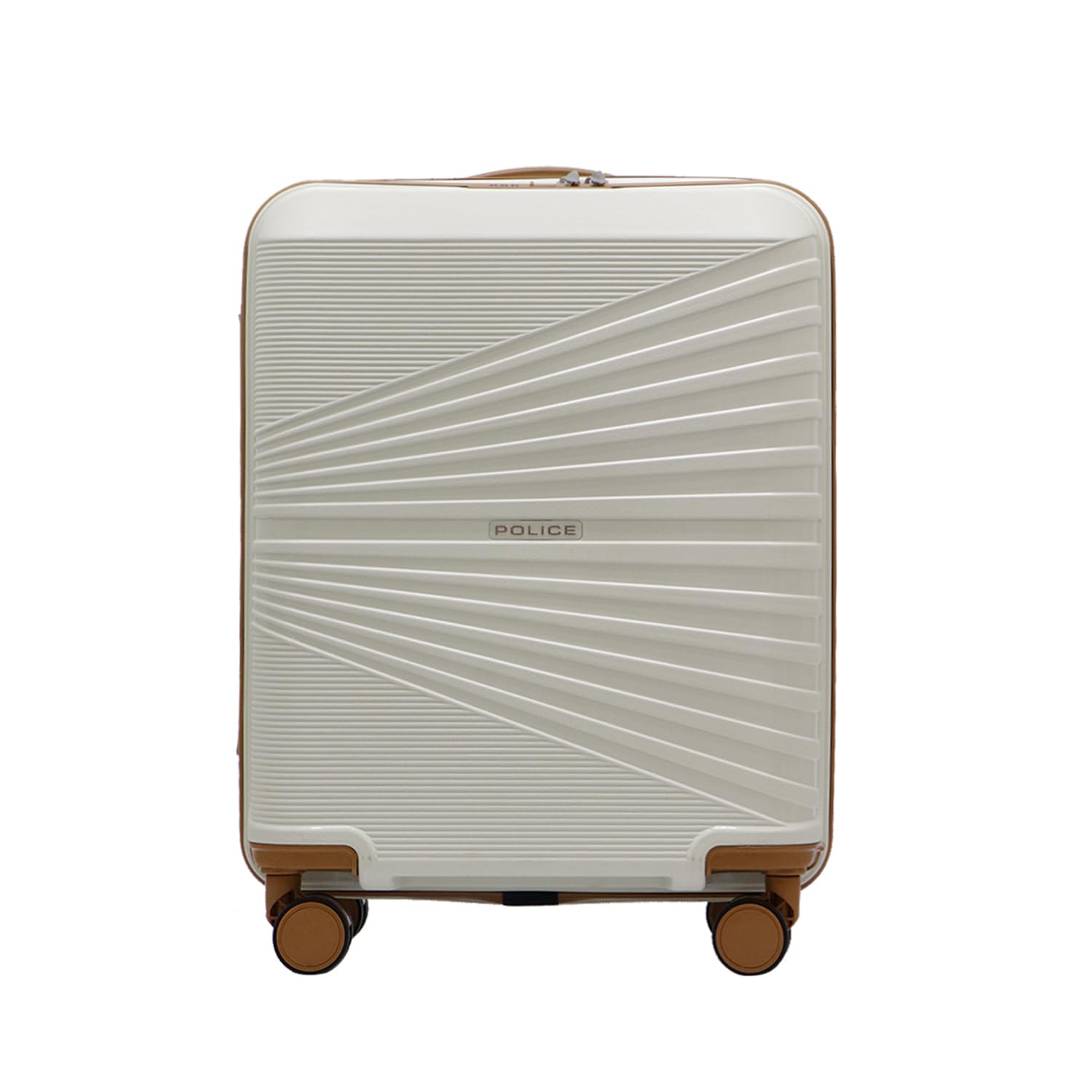 Origine Cabin Trolley | 65L Capacity TSA Lock 8 Smooth 360° Spinner Wheels Telescopic Handle PP Hard Shell | Lightweight 20" Cabin Luggage for Travel & Weekend Trips (Beige/TAN)-image-8