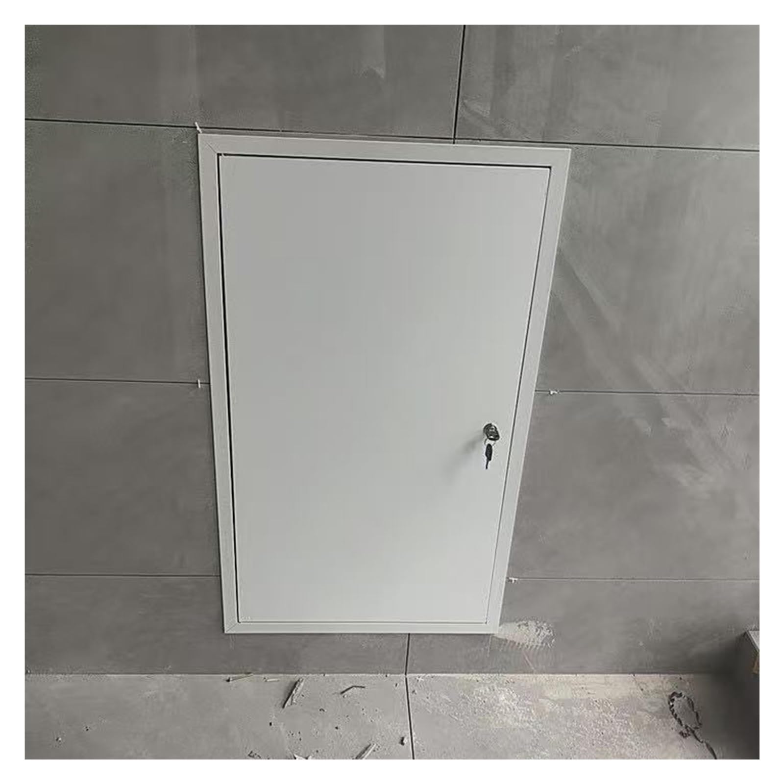 Revisionsklappe Trockenbau Rechteckig Trockenbau-Revisionsklappe Wandmontage, Maßgeschneidert Verdeckte Sanitärklappe, Gewerblich Metall-Serviceschachtklappe(W 18xH 24in/457x610mm)