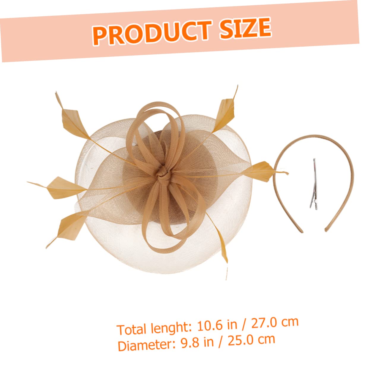 ABOOFAN 4pezzi Fascinator Hat Decorativo Cerimonie per Matrimoni e Tea Party Headband per