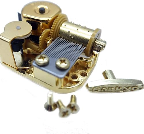 Miniatura 4 de Once upom a December Musical Movement for DIY Music Box Sankyo Wind Up Movimiento musical de 18 notas chapado en oro mecanismo de reloj para caja