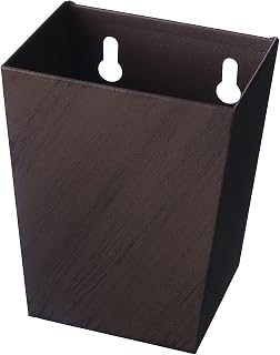 Juimok Retro Narrow Beer Bottle Cap Catcher Wall Mounted Bottle Top Bucket Stainless Steel Dark Brown