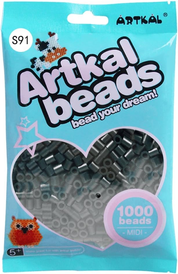 Artkal S-5mm Green Color Midi Beads Educational Crafts for Girl (S91)