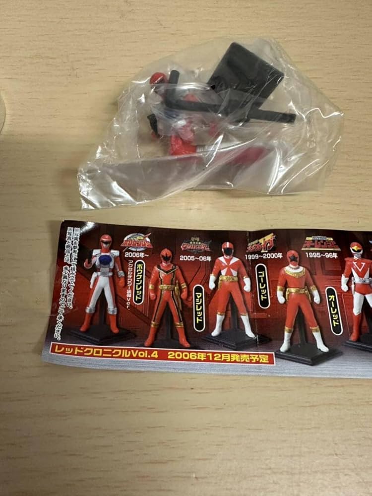 ガシャポン スーパー戦隊ヒーローギャラリー レッドクロニクル1 全8