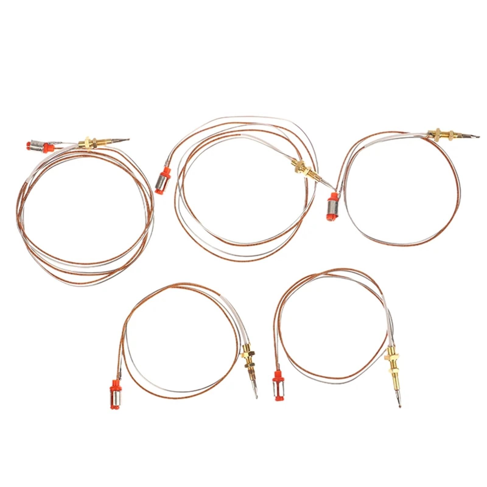 Testa di rame termocoppia stufa a gas vite sicurezza dispositivo di spegnimento fiamma 1 pz (Short needle 40cm)