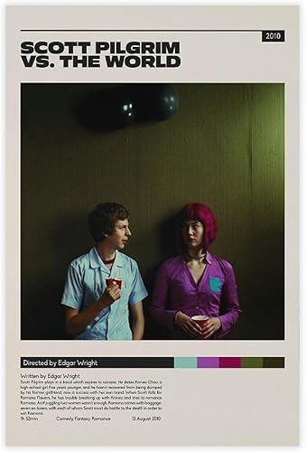 KEZONO Scott - Póster de la película "Pilgrim Vs The World" 7, póster de lienzo para decoración de pared, pintura para sala de estar, dormitorio,