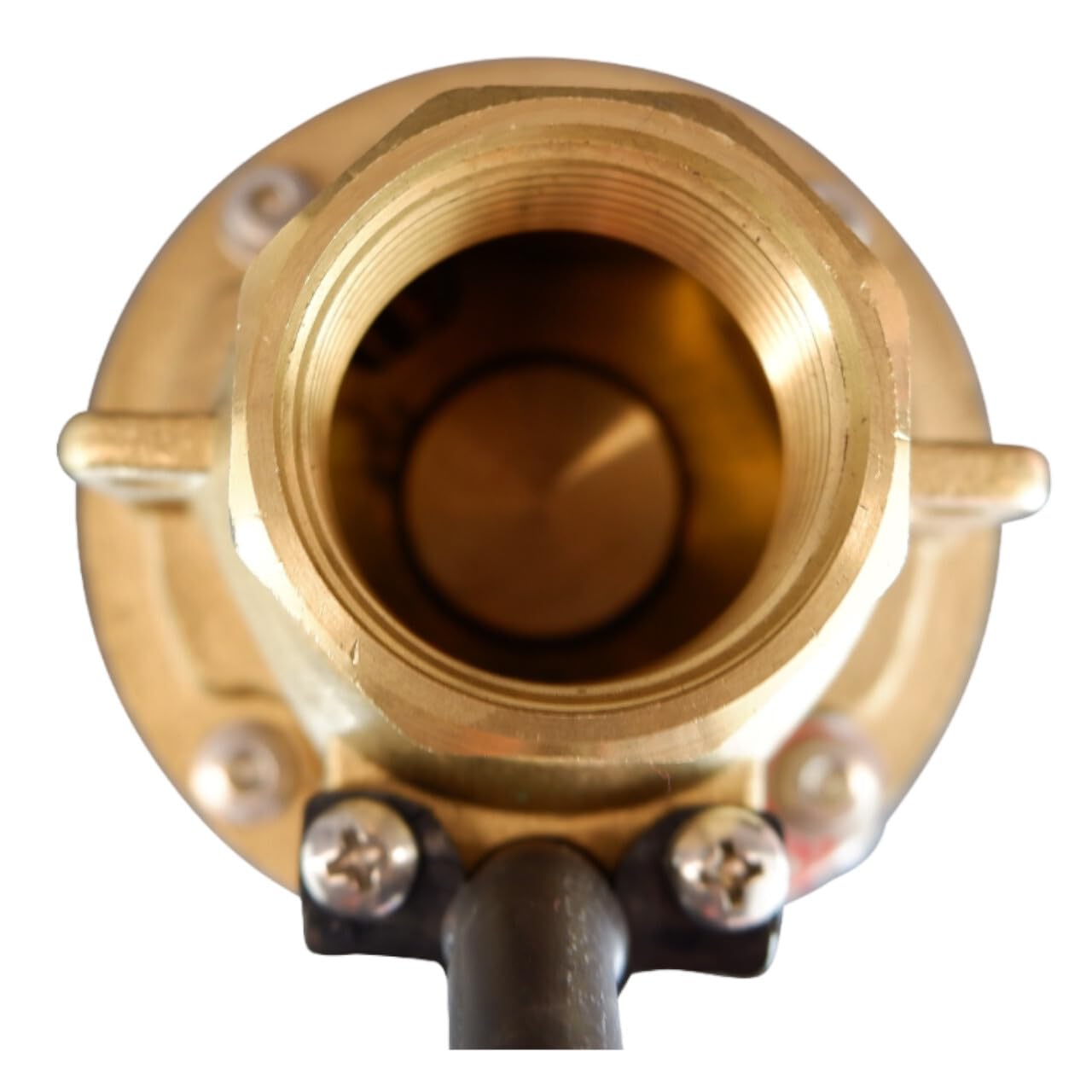 CHM GmbH Dompelpomp, vuilwaterpomp, roestvrij staal, 15.000 l/u, 1100 watt, voor deeltjes tot 25 mm, met 360° hoekadapter