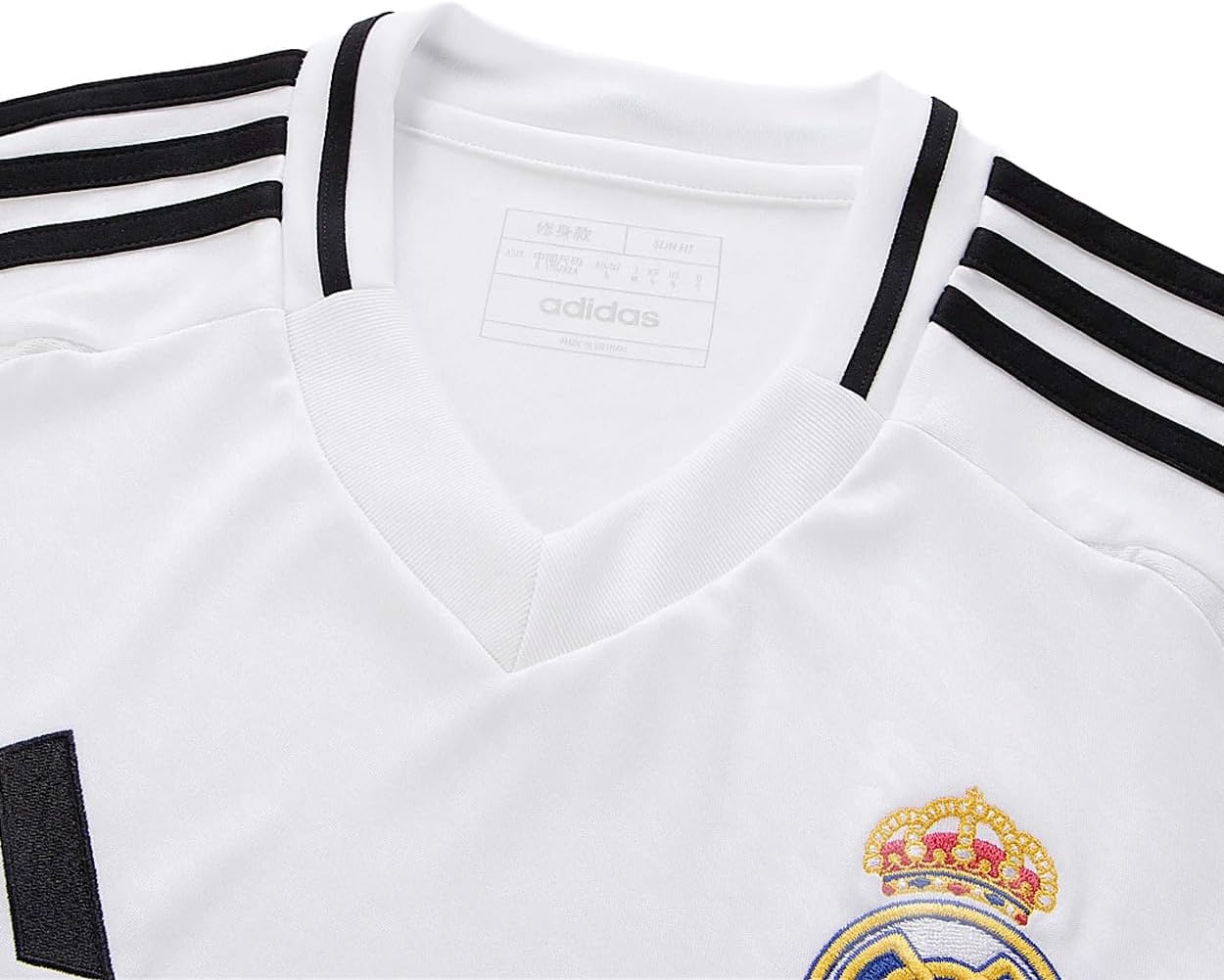 adidas Real Madrid Long Sleeve Home Jersey 24/25 (White) - Image 4