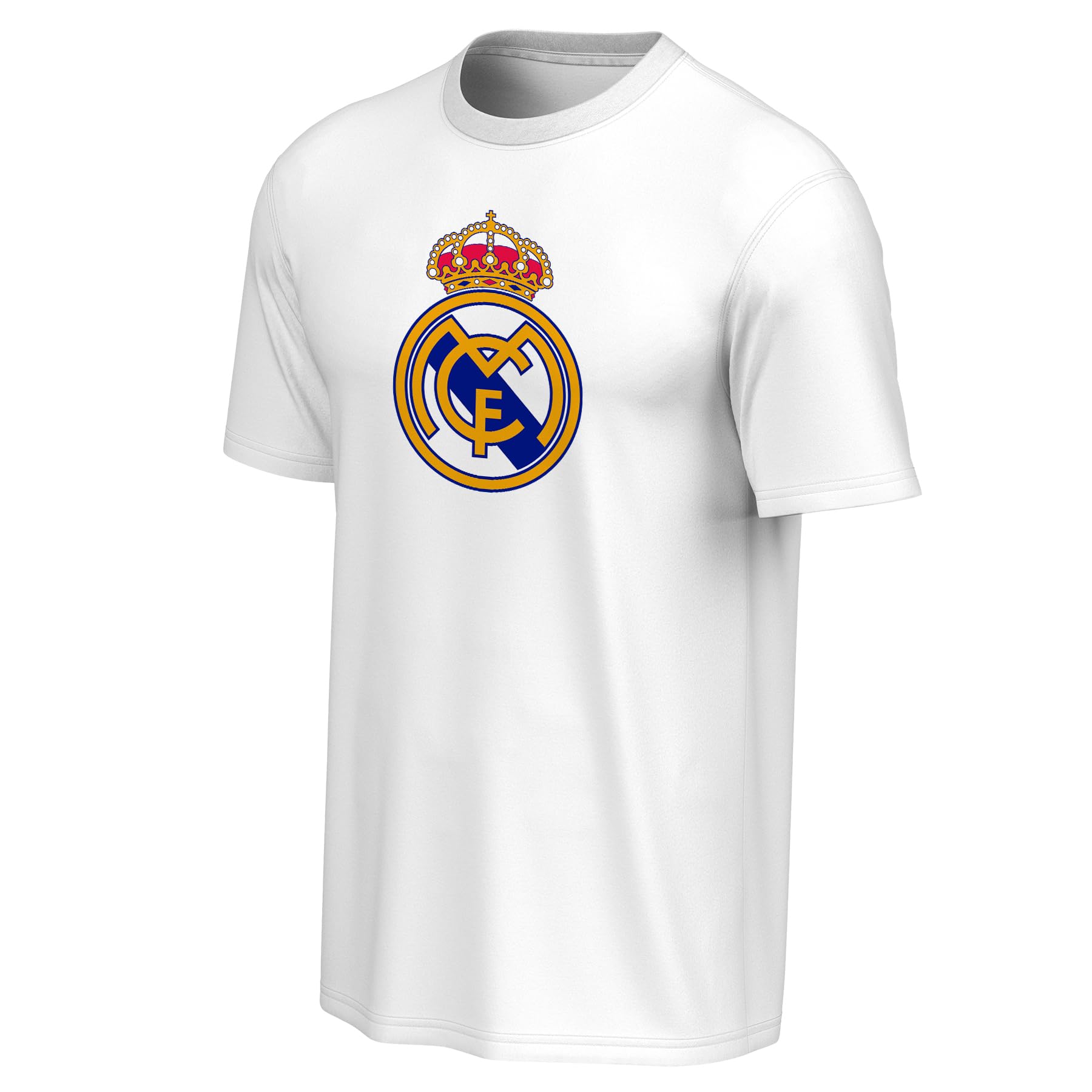 Outerstuff Real Madrid Men’s Primary Short Sleeve Tee - Official Licensed Soccer Apparel