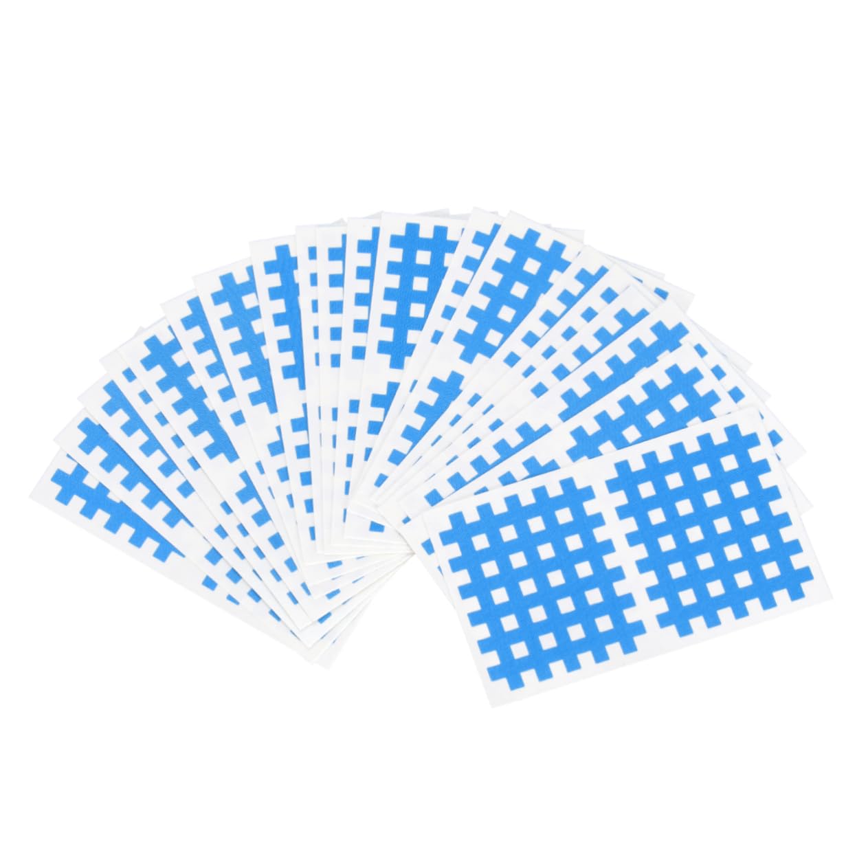 COLLBATH 20 Sheets Fitness Support Tapes Sports Adhesive Cloth Atheltic Tape Physical Therapeutic Tape Athletic Sports Tape Taping Tape for Fitness Sports Muscle Tape Blue