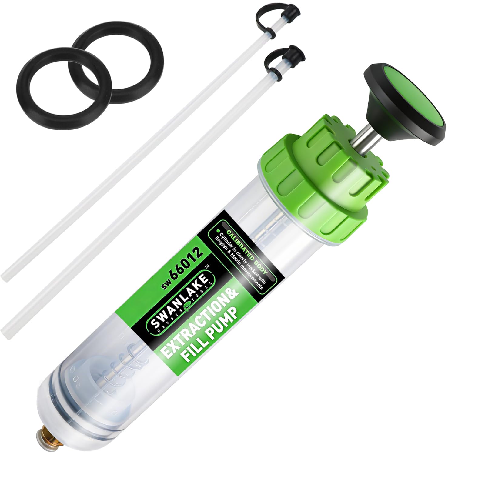 SWANLAKE 200cc Fluid Extractor, Extraction&Fill Pump,Fluid Syringe Pump Manual Suction Vacuum Fuel Car Transfer