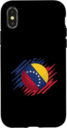 iPhone XXS Golf Ball With The Flag Of Venezuela Case