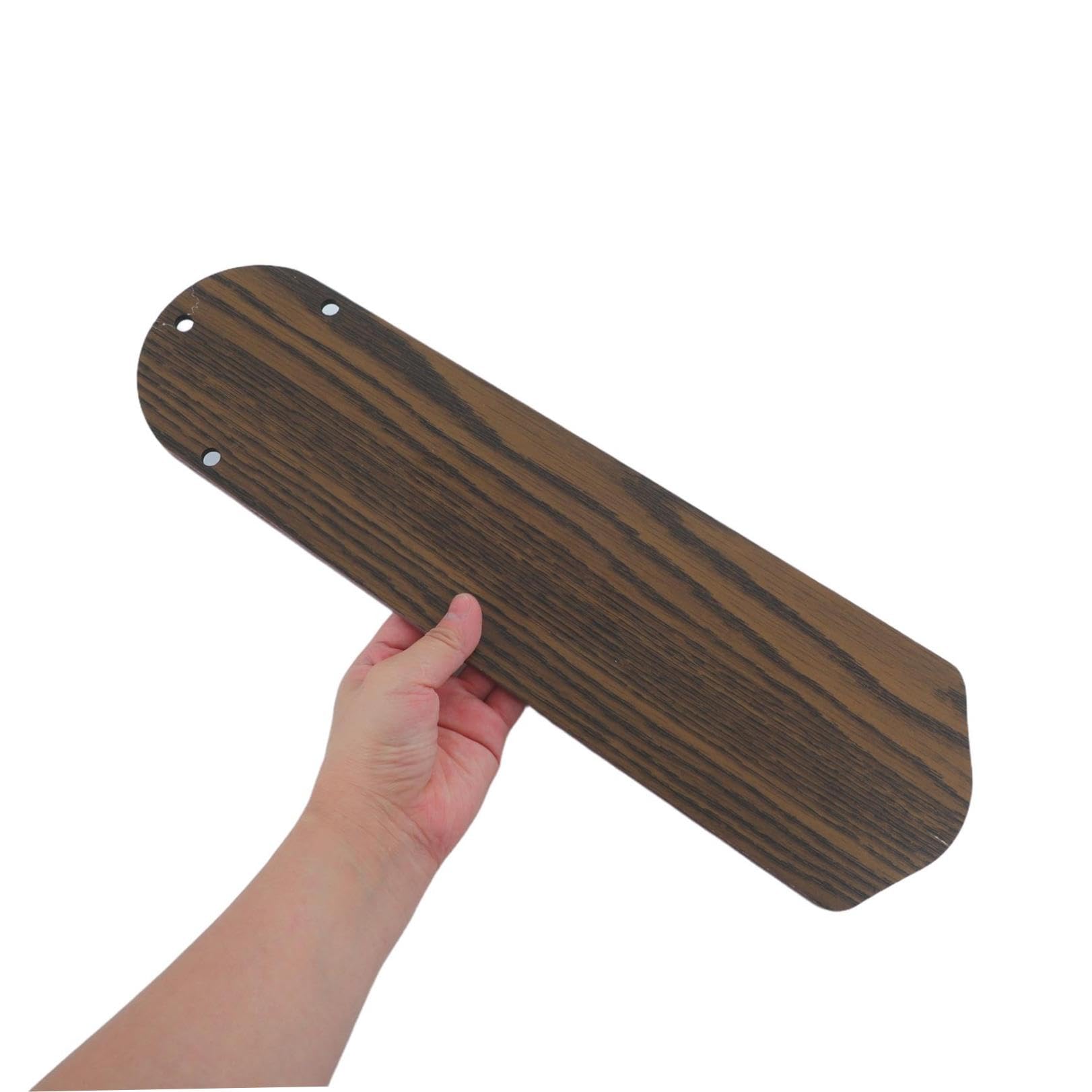 5 Pale di Ricambio Foro da 8 Mm 16,54 Pollici Sostituzione Singola o Set per Ventilatore a Soffitto in Legno Doppia Faccia per Interni ed Esterni, Patio e Veranda