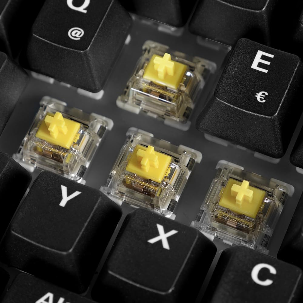 Sharkoon Skiller SGk50 S3 Wood, PBT, RGB Gaming Keyboard, 75% DE