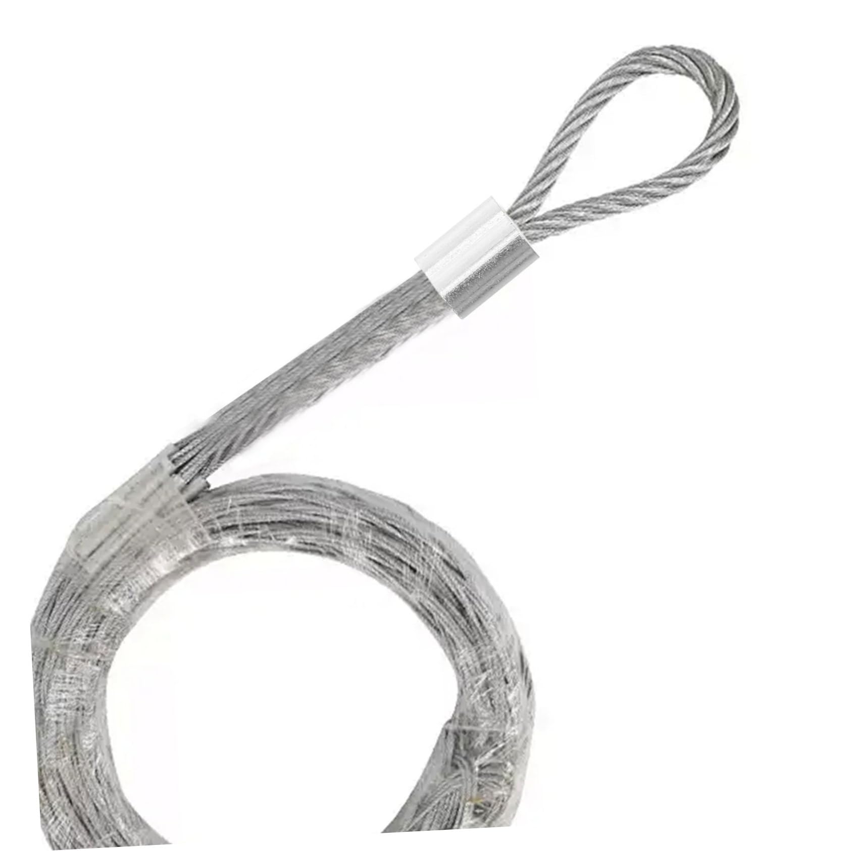 Manchons à Sertir Aluminium 3 Mm – Lot De 50, Argentés, Pour Câbles Métalliques