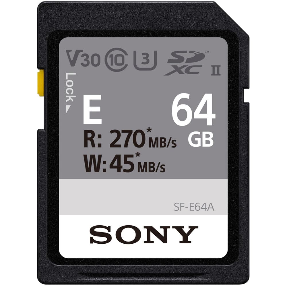 SONY SDXC UHS-llメモリーカード64GB＆メモリーカードリーダー付 Amazon.com: Sony 64GB E Series UHS-II SDXC Memory Card : Electronics