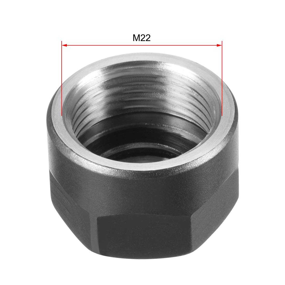 sourcing map Tuercas de sujeción de la pinza para el soporte del mandril de fresado cnc torno er16a 2pcs